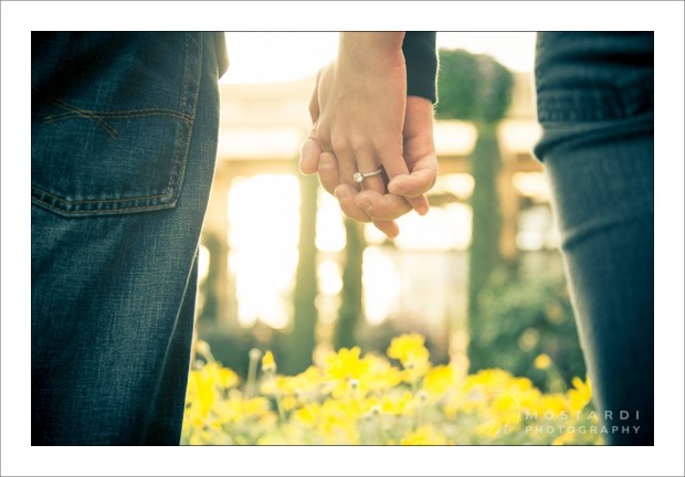 engagement photos chester county pa longwood gardens