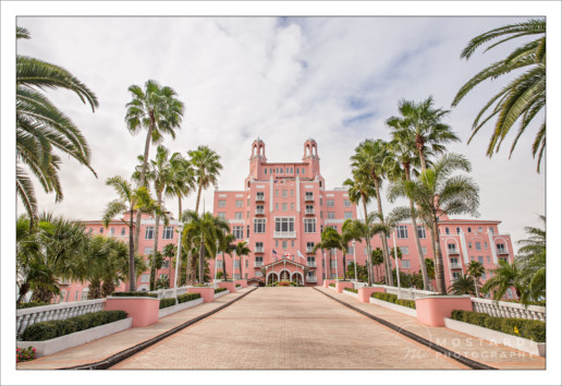 Exterior view of the Don CeSar Hotel in St. Pete Beach, Florida